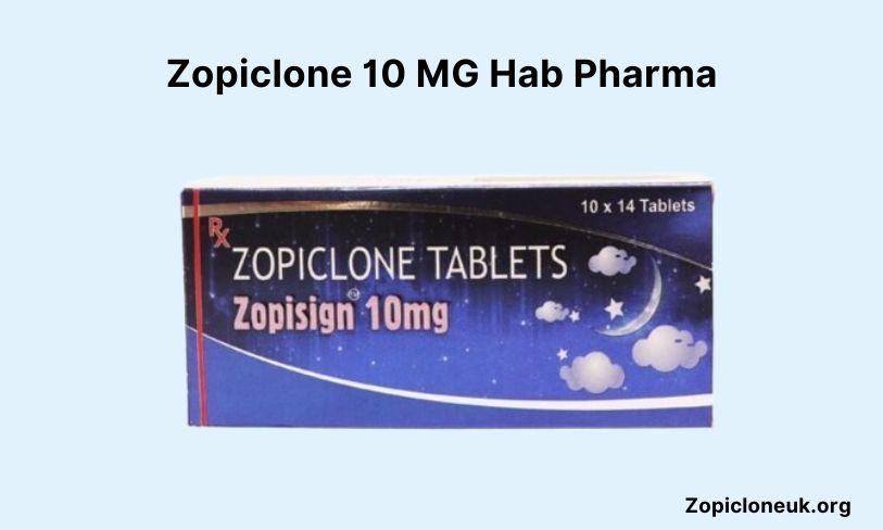 Zopiclone 10 MG Hab Pharma