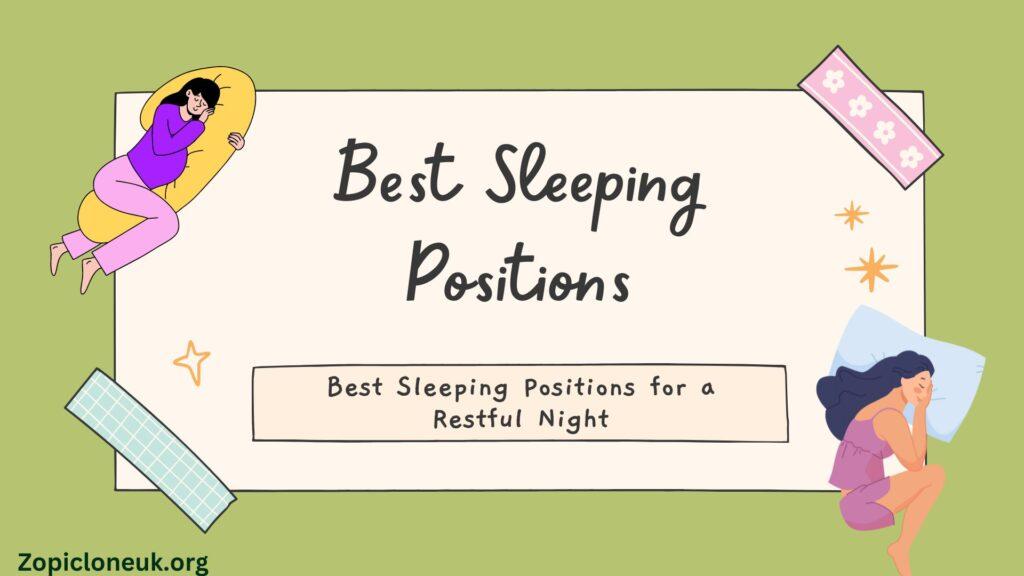  Sleeping Positions