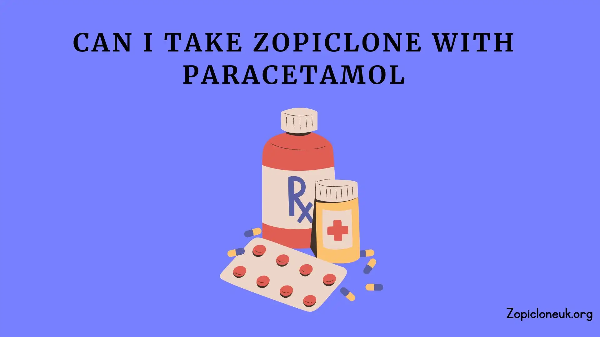 can i take zopiclone with paracetamol